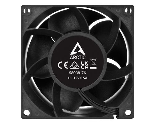 Arctic Server Fan 80x80x38 Dual Ball - S8038-7K - ACFAN00288A, image _ab__is.image_number.default