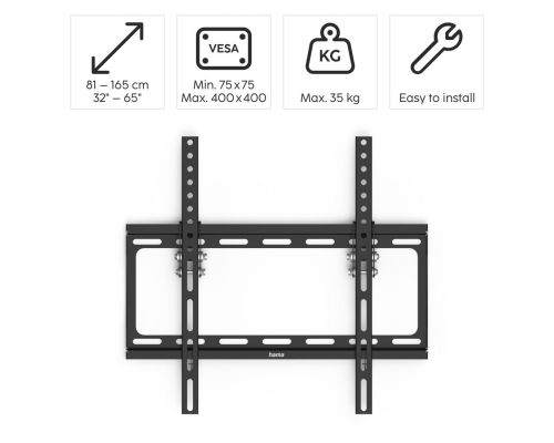 Hama TILT TV Wall Bracket, 191 cm (75"), HAMA-118069, image , 7 image