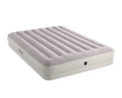 Intex Dura-Beam Prestige Mid-Rise Air Mattress, 203 x 152 x 30 cm, with electric pump, 64179, image 