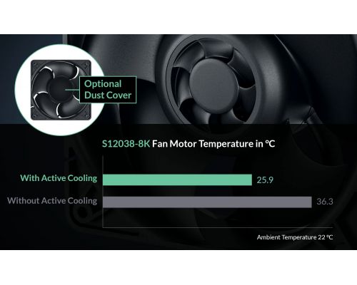 Arctic Server Fan 120x120x38 Dual Ball - S12038-8K - ACFAN00294A, image _ab__is.image_number.default