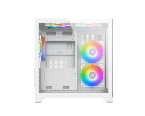 Xigmatek Case mATX - Aqua M Lite Arctic - 5 ARGB Fans, image , 9 image