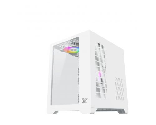 Xigmatek Case mATX - Aqua M Lite Arctic - 5 ARGB Fans, image , 10 image