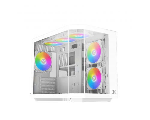 Xigmatek Case mATX - Cubi M Arctic - 6 ARGB Fans, image 