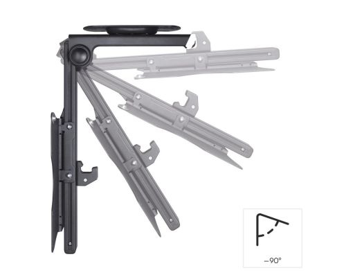 Hama TV Ceiling Mount, Swivel, Height-adjustable, 117 cm (46") up to 20 kg, 220876, image _ab__is.image_number.default