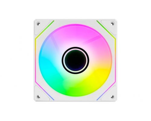 AeroCool Fan 120mm Phantom M-3R - Infinity Mirror ARGB, REVERSE - White, image , 2 image
