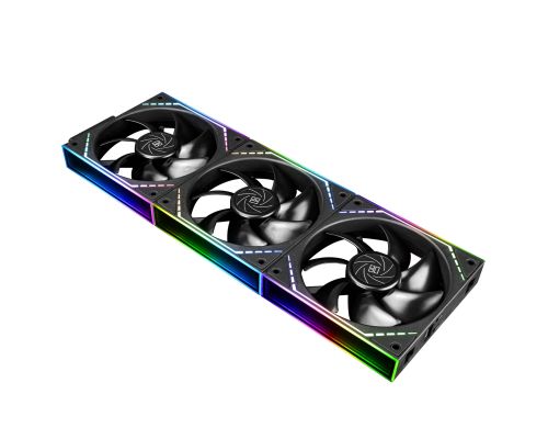 Thermalright Fan Pack 3-in-1 3x120mm - TL-M12Q x 3 - Infinity Mirror, Daisy-Chain, A-RGB, image 