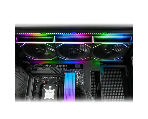 Thermalright Fan Pack 3-in-1 3x120mm - TL-M12Q x 3 - Infinity Mirror, Daisy-Chain, A-RGB, image , 10 image