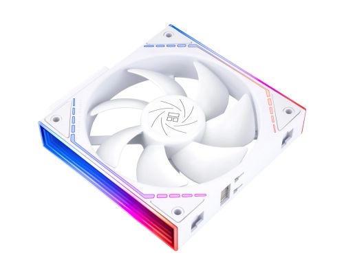 Thermalright Fan Pack 3-in-1 3x120mm - TL-M12QW x 3 - White, Infinity Mirror, Daisy-Chain, A-RGB, image , 6 image