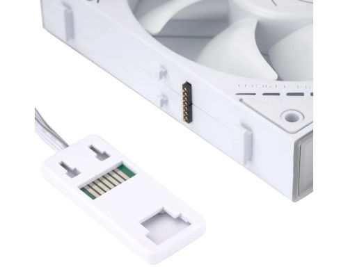Thermalright Fan Pack 3-in-1 3x120mm - TL-M12QW x 3 - White, Infinity Mirror, Daisy-Chain, A-RGB, image , 8 image
