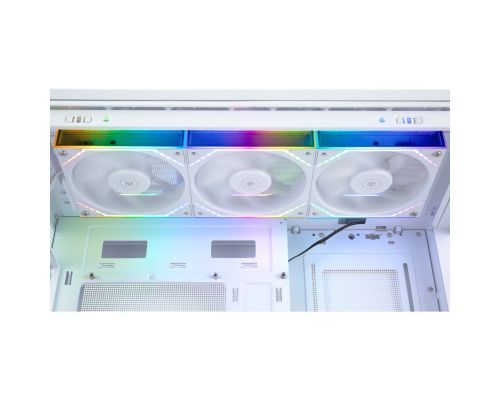 Thermalright Fan Pack 3-in-1 3x120mm - TL-M12QW x 3 - White, Infinity Mirror, Daisy-Chain, A-RGB, image , 9 image