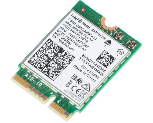 Ethernet Adapter Intel Wi-Fi 6E AX211 Gig+2230 2x2 AX R2 6GHz+ AX211.NGWG, image 