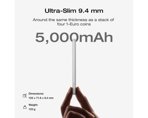 Ecoflow Power Bank - Rapid Mag 5K Qi1 Black - 5000mAh - EF-RAPIDQI1-5K-B-EU, image , 4 image