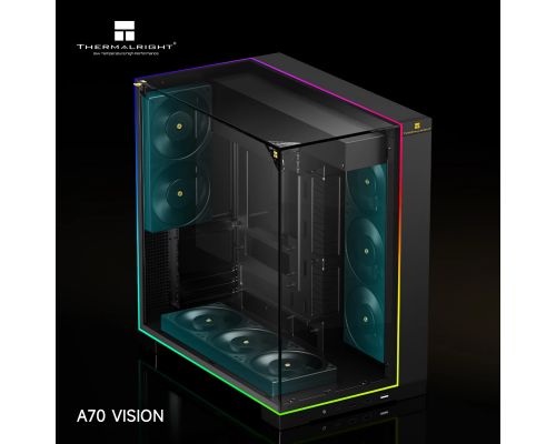 Thermalright Case ATX - TR-A70 Vision Black - 9.16 inch LCD Display, USB-C, image , 4 image