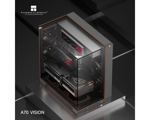 Thermalright Case ATX - TR-A70 Vision Black - 9.16 inch LCD Display, USB-C, image , 5 image
