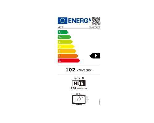 METZ TV 65MQF7500Z, 65"QLED+,4K ,Google TV, 120Hz, image , 5 image