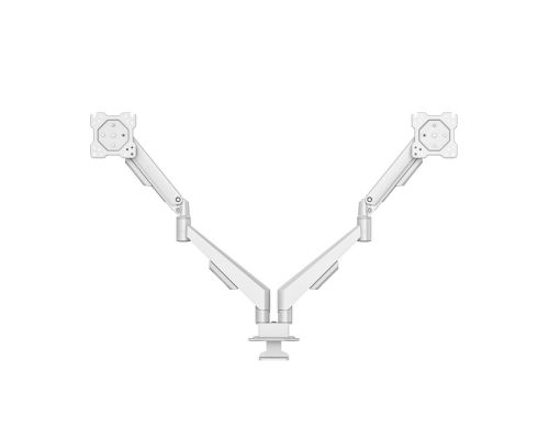 Hama Monitor Mount, 2 Monitors, Gas Spring, Fully Mobile, 17" - 35", white, image , 2 image
