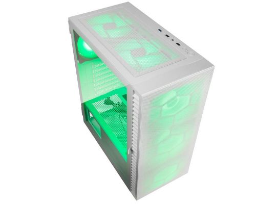 Case Kolink Observatory HF Mesh ARGB TG Mid-Tower White, image , 2 image