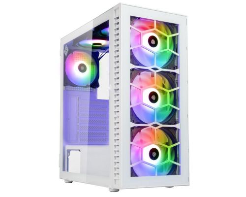 Case Kolink Observatory HF ARGB TG Mid-Tower, White, image 