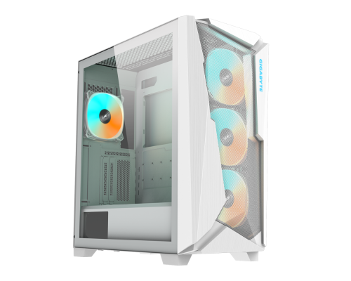 Case Gigabyte C301 WHITE V2, TG, Mid-Tower, image 