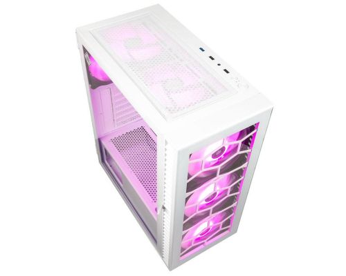 Case Kolink Observatory HF ARGB TG Mid-Tower, White, image _ab__is.image_number.default
