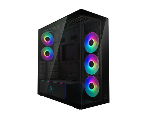 Case Arctic Xtender Mirror - Black Mid-Tower, image 