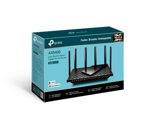 Wireless Router TP-Link Archer AX73, AX5400 Dual-Band Gigabit Wi-Fi 6, image , 4 image