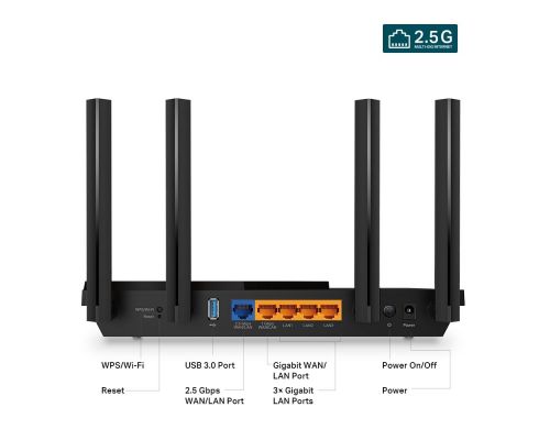 Wireless Router TP-Link Archer AX55 Pro, AX3000, Wi-Fi 6, Multi Gigabit, image , 3 image