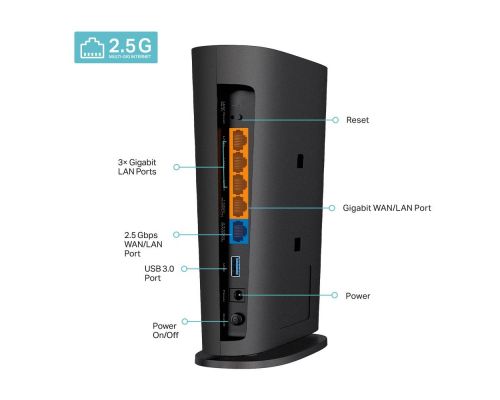 Wireless Router TP-Link Archer AX80, AX6000, Wi-Fi 6, 2.5G port, image , 3 image