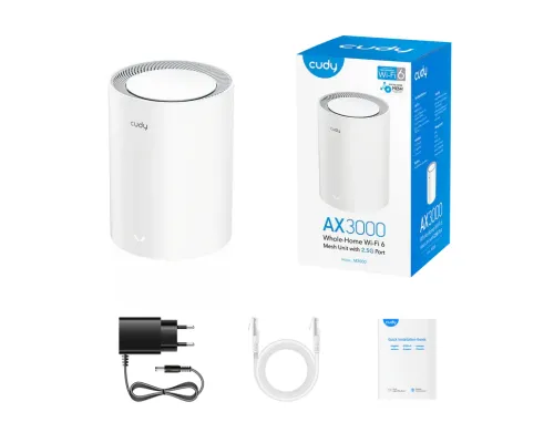 Cudy M3000, 1-pack, AX3000 Dual Band, 2.4/5 GHz, 574 -  2402 Mbps, image , 5 image