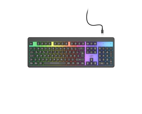 uRage "Exodus 215 Illuminated" Gaming Keyboard, black, QWERTY, image 