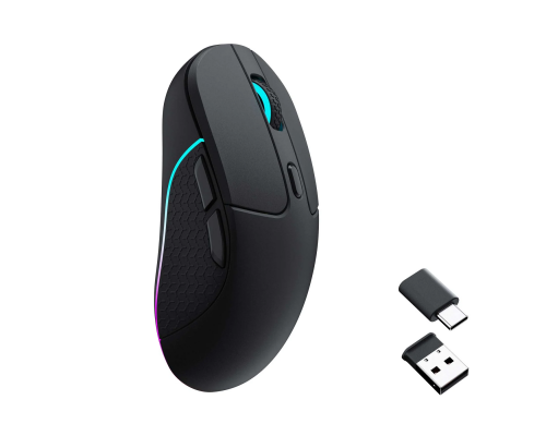 Gaming Mouse Keychron M3, Matte Black Wireless, image _ab__is.image_number.default