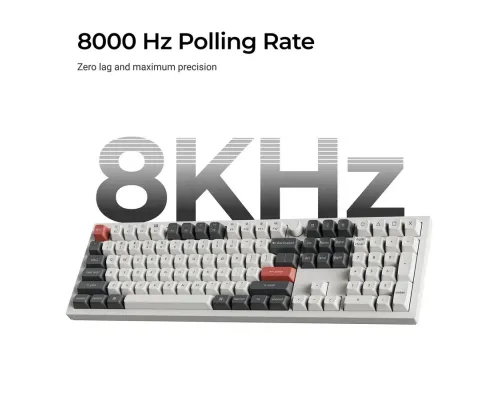 Wireless Mechanical Keyboard Keychron Q6 Ultra 8K Black - Silk POM Switch Brown, image , 2 image