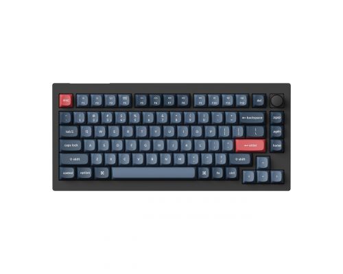 Mechanical keyboard Keychron V1 MAX QMK 75% Carbon Black - Wireless, image , 2 image