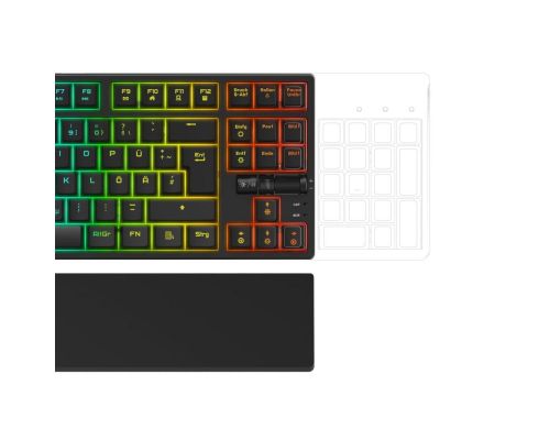 uRage "Exodus 860 Mechanical" Gaming Keyboard, Red Switches, 186076, image , 5 image