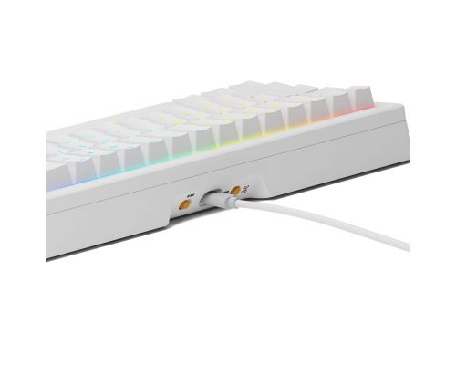 Gaming Mechanical keyboard Glorious GMMK 3 65% White - Fox Linear Switches, image , 4 image