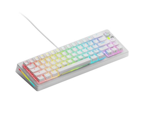 Gaming Mechanical keyboard Glorious GMMK 3 65% White - Fox Linear Switches, image , 2 image