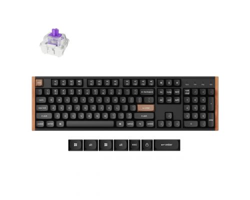 Wireless Mechanical Keyboard Keychron K10 HE Magnetic Switch - Black Special Edition, image 