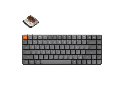 Wireless Mechanical Keyboard Keychron K3 MAX Black QMK/VIA - Brown Switch, image 
