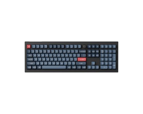 Mechanical keyboard Keychron V6 MAX QMK Carbon Black - Wireless, Full-Size, image _ab__is.image_number.default