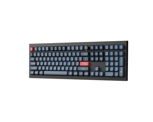 Mechanical keyboard Keychron V6 MAX QMK Carbon Black - Wireless, Full-Size, image _ab__is.image_number.default