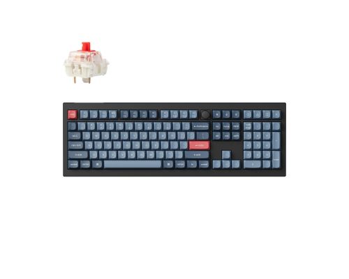 Mechanical keyboard Keychron V6 MAX QMK Carbon Black - Wireless, Full-Size, image 