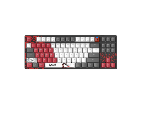 A4tech Gaming Wireless Mechanical Keyboard Bloody Naraka S87 TKL Backlit Red Switch, image 