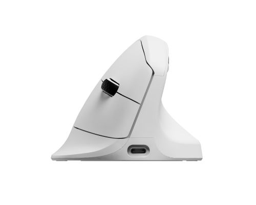 Keychron M5 Wireless Ergonomic Mouse 8K - White, image , 3 image