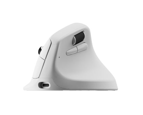 Keychron M5 Wireless Ergonomic Mouse 8K - White, image , 5 image