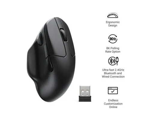 Wireless Mouse Keychron M7-A23 8000Hz - Black, image _ab__is.image_number.default