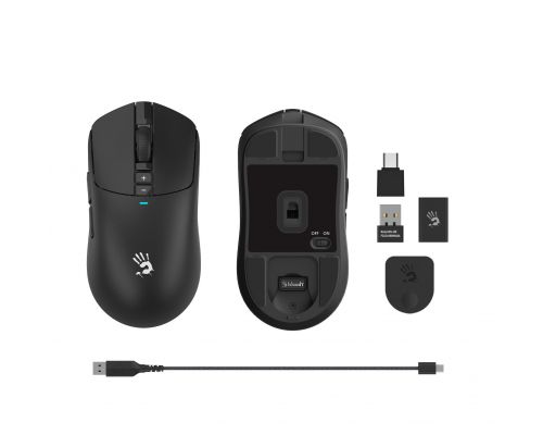 Gaming Wireless Optical Mouse A4tech Bloody R72 Pro - Black, image _ab__is.image_number.default