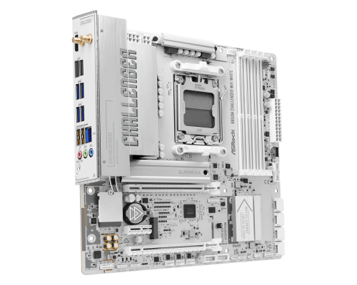 Motherboard ASRock B850M CHALLENGER WIFI WHITE socket AM5, image , 2 image