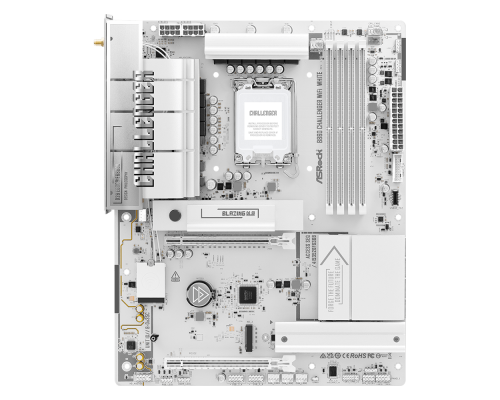 Motherboard ASRock B860 Challenger White WIFI, LGA 1851, image 