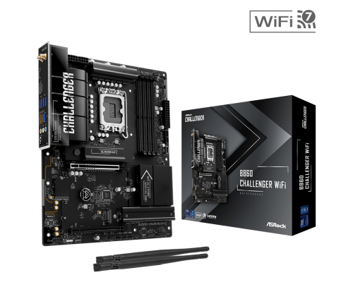 Motherboard ASRock B860 Challenger WIFI, LGA 1851, image _ab__is.image_number.default