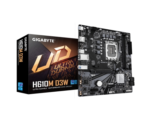 Motherboard GIGABYTE H610M D3W Socket 1700, DDR5, Micro ATX, image _ab__is.image_number.default